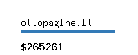 ottopagine.it Website value calculator