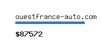 ouestfrance-auto.com Website value calculator