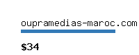 oupramedias-maroc.com Website value calculator