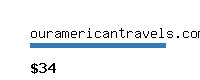 ouramericantravels.com Website value calculator