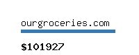 ourgroceries.com Website value calculator