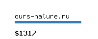 ours-nature.ru Website value calculator