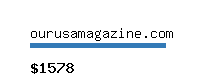 ourusamagazine.com Website value calculator