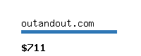 outandout.com Website value calculator