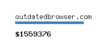 outdatedbrowser.com Website value calculator