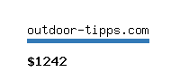 outdoor-tipps.com Website value calculator