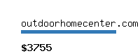 outdoorhomecenter.com Website value calculator