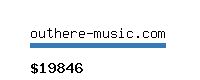 outhere-music.com Website value calculator