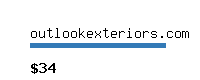 outlookexteriors.com Website value calculator