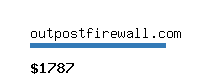 outpostfirewall.com Website value calculator