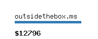 outsidethebox.ms Website value calculator