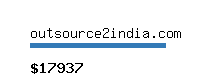 outsource2india.com Website value calculator