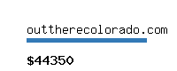 outtherecolorado.com Website value calculator