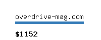 overdrive-mag.com Website value calculator