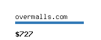 overmalls.com Website value calculator