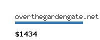 overthegardengate.net Website value calculator