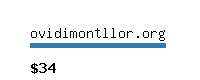 ovidimontllor.org Website value calculator