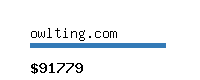 owlting.com Website value calculator