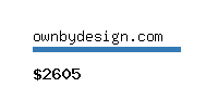 ownbydesign.com Website value calculator