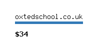 oxtedschool.co.uk Website value calculator