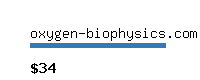 oxygen-biophysics.com Website value calculator