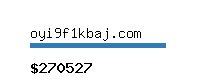 oyi9f1kbaj.com Website value calculator