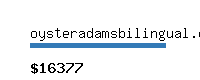 oysteradamsbilingual.org Website value calculator