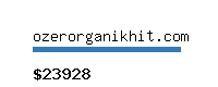 ozerorganikhit.com Website value calculator