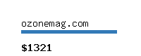 ozonemag.com Website value calculator