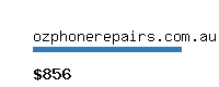 ozphonerepairs.com.au Website value calculator