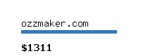 ozzmaker.com Website value calculator