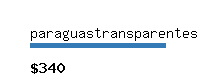 paraguastransparentes.com Website value calculator