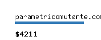 parametricomutante.com Website value calculator