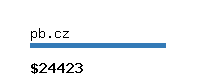 pb.cz Website value calculator