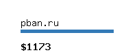 pban.ru Website value calculator