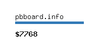 pbboard.info Website value calculator