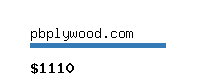 pbplywood.com Website value calculator