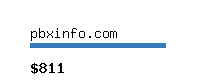 pbxinfo.com Website value calculator