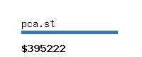 pca.st Website value calculator