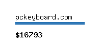 pckeyboard.com Website value calculator