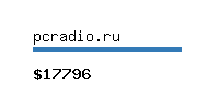 pcradio.ru Website value calculator