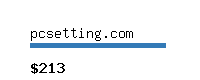 pcsetting.com Website value calculator