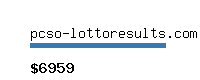 pcso-lottoresults.com Website value calculator