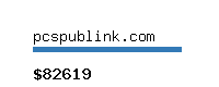 pcspublink.com Website value calculator