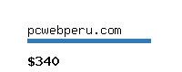 pcwebperu.com Website value calculator