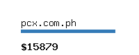 pcx.com.ph Website value calculator