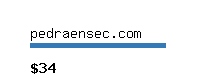 pedraensec.com Website value calculator