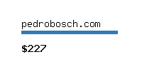 pedrobosch.com Website value calculator