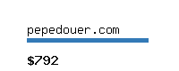 pepedouer.com Website value calculator