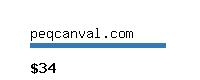 peqcanval.com Website value calculator